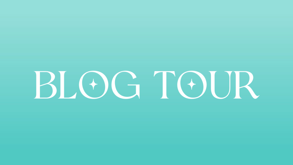 Blog Tour with Aqua Background